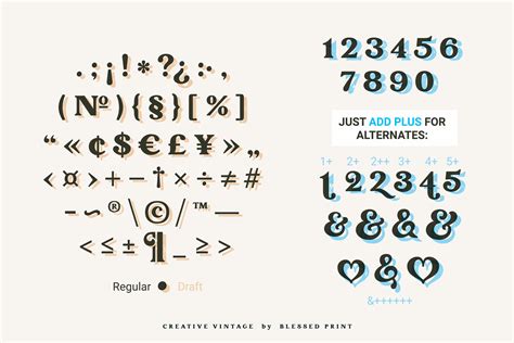 Creative Vintage | Serif Fonts