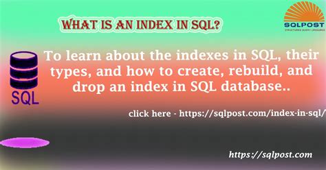 Image result for Index in SQL Logo