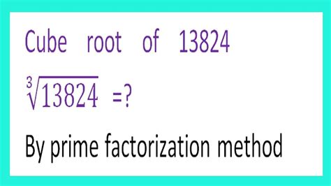 Image result for Cube Root Factor Tree