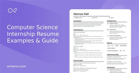 Image result for Computer Science Internship Resume