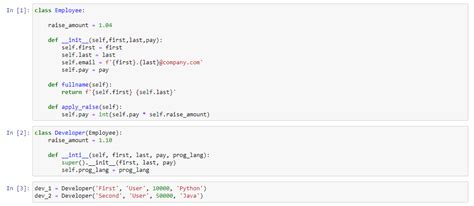 Python Subclass Code Example に対する画像結果
