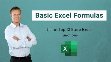 Image result for Excel Formulas and Functions List