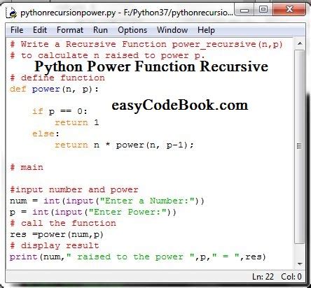 Image result for Recursive Power Function