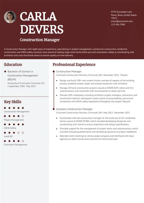 Great Project Manager Resume Examples に対する画像結果
