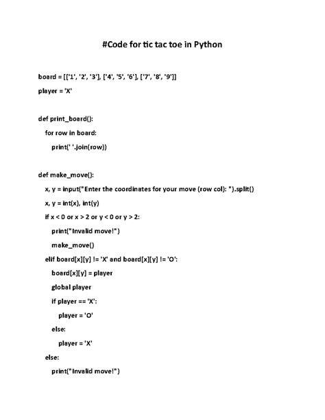 Image result for Tic Tac Toe Numpy Code Python