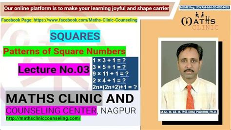 Image result for Square Number Pattern