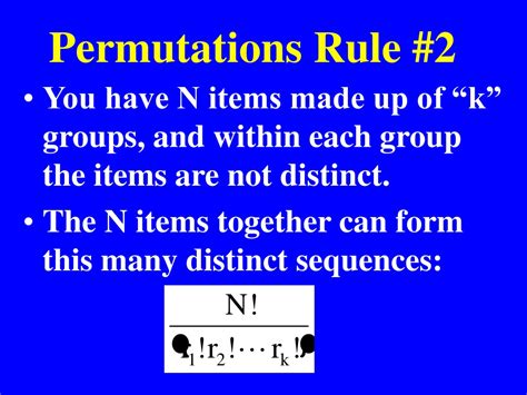 Image result for Permutation Rule in Probability