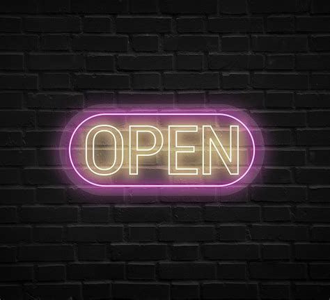 Image result for Neon Open Tomorrow Sign