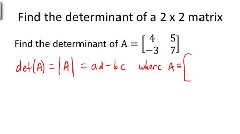 Image result for Determinant of a Matrix Example