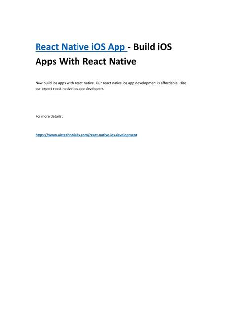 React Native iPhone App に対する画像結果