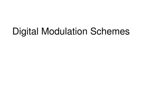 Image result for Modulation Schemes