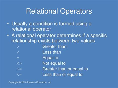 Toradh íomhá ar Relational Operator