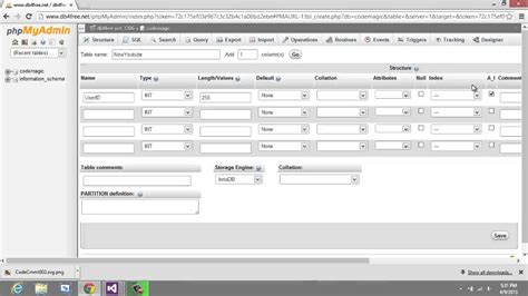 Afbeeldingsresultaten voor Database CreateTable