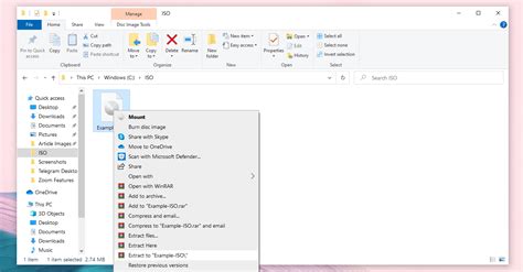 Extract ISO File に対する画像結果