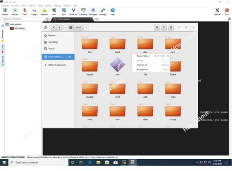 Toradh íomhá ar WSL2 GUI Manager