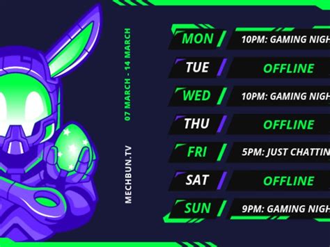 Image result for Stream Schedule Maker