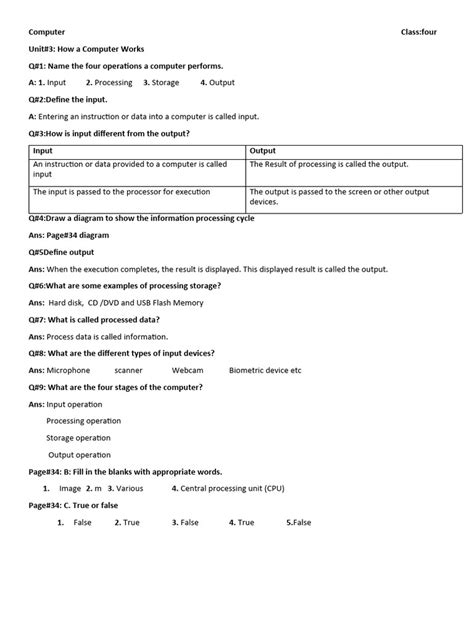 Image result for Virus Computer Worksheet Grade 4