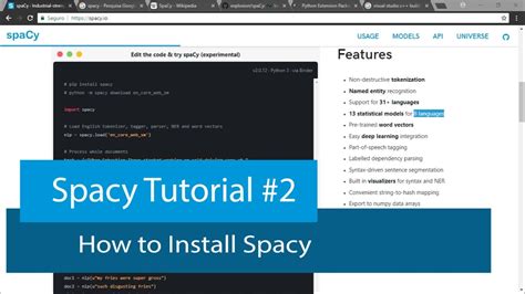 Spacy Python に対する画像結果