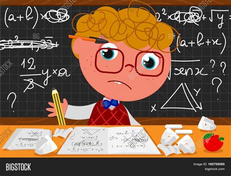 Image result for Cartoon Difficult Math