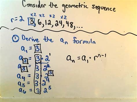 Image result for Geometric Progression Formula