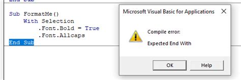 Excel Visual Basics Error に対する画像結果