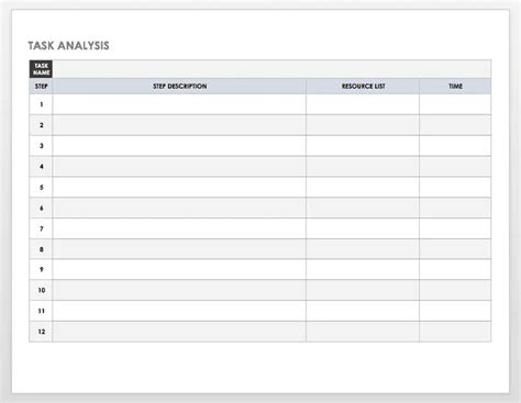 Image result for Task List Checklist Template