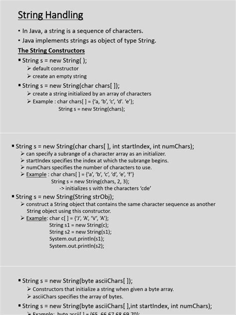Strings | PDF | String (Computer Science) | Constructor (Object ...