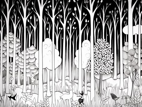 Image result for Drawing of Forest for Kids