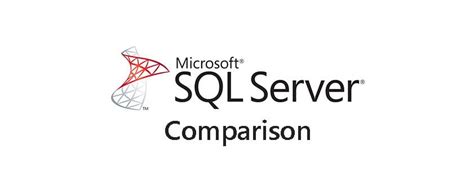 SQL Server Comparison Chart に対する画像結果