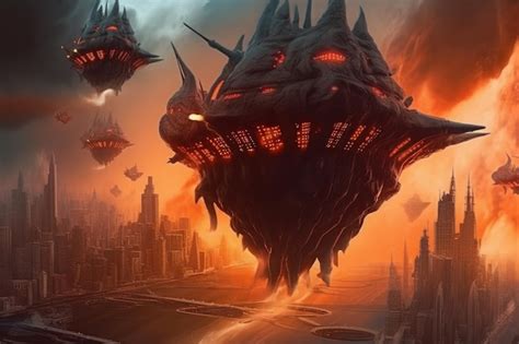 Image result for Alien Mothership Digital Art