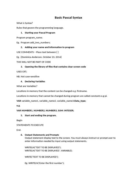 Basic Pascal కోసం చిత్ర ఫలితం