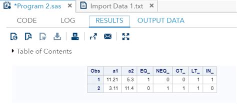 Comparison Operators SAS に対する画像結果