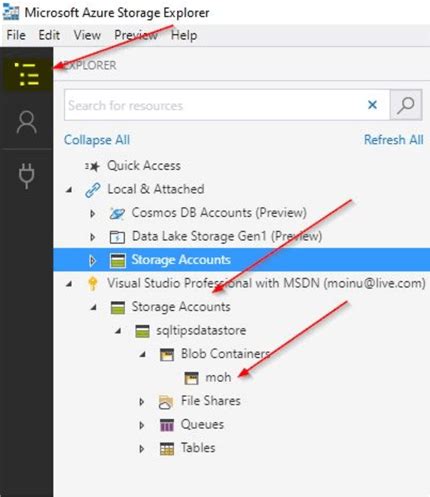 Image result for Azure Files File Explorer