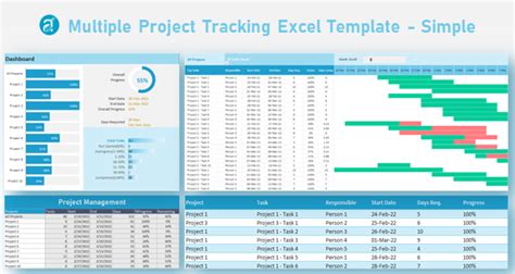 Image result for Multiple Project Tracking Template