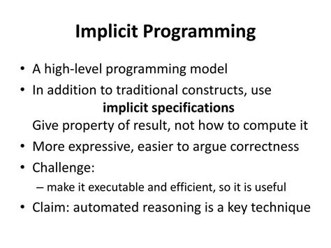 Image result for Implicity Meaning in Programming Language