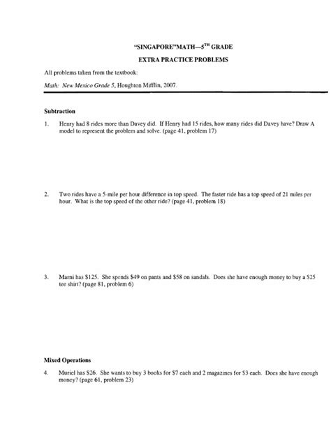 Image result for Excel Math Gr. 5 PDF