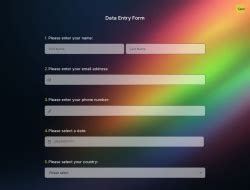 Image result for Data Entry Form Website Template Examples