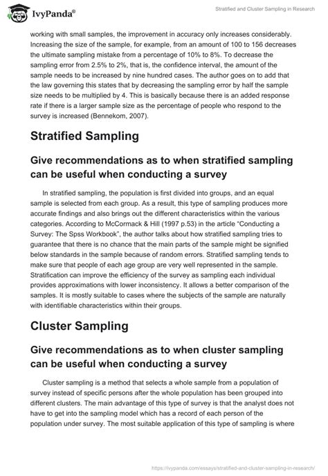 Image result for Cluster Sampling in Research Paper