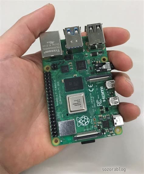 Raspberry Pi 4 Side View に対する画像結果