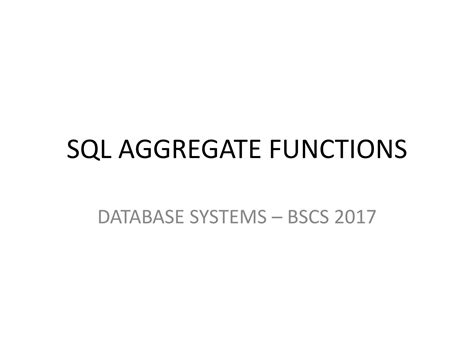 Afbeeldingsresultaten voor List of All SQL Aggregate Functions