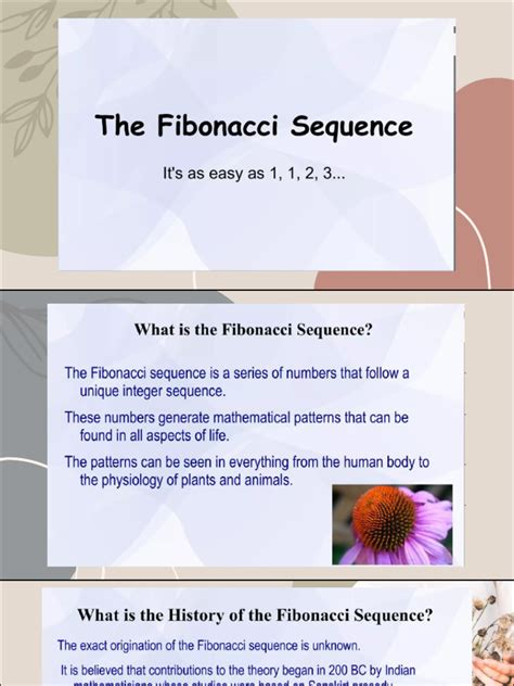 Fibonacci Patterns Sequence | PDF