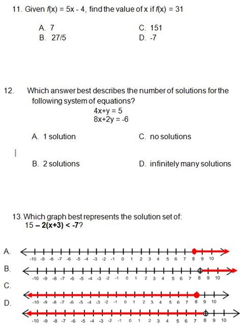 Image result for Sample Algebra Problems