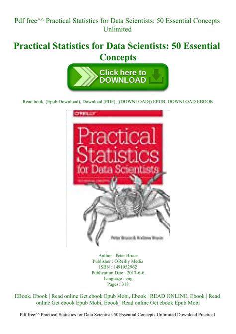 Image result for Statistics for Data Science PDF