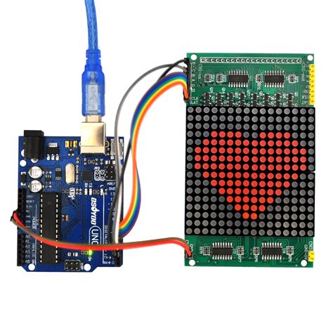 LED Matrix 32X8 Arduino に対する画像結果