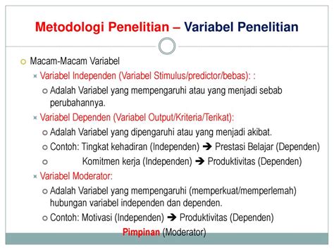 Image result for Contoh Variabel Sekunder