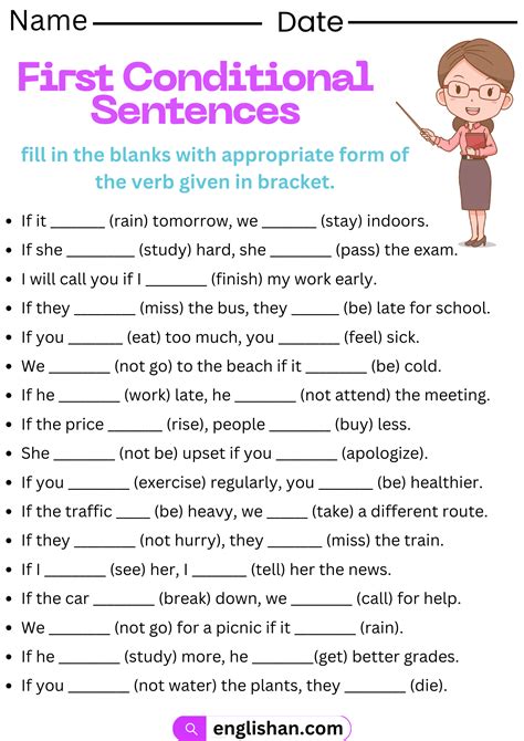 Image result for First Type Conditional Sentences