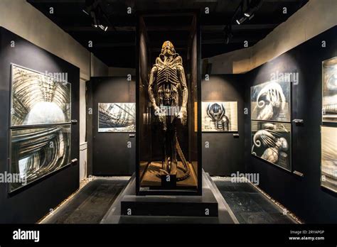HR Giger Museum at Saint Germain Castle in Gruyeres. The museum ...