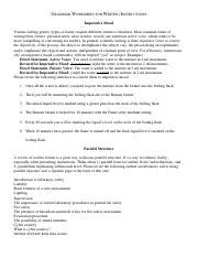 Imperative Mood Worksheet に対する画像結果