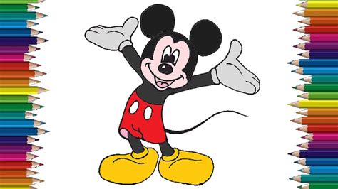 How to Draw Mickey Mouse に対する画像結果