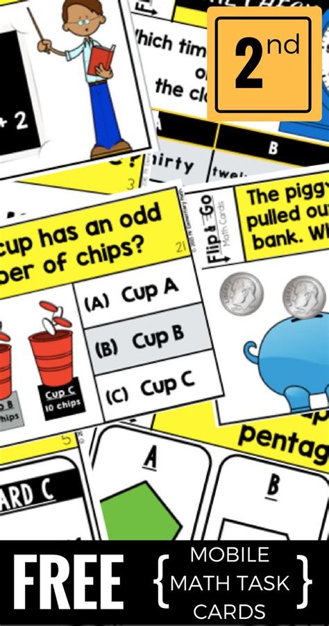 Image result for Second Grade Math Task Cards